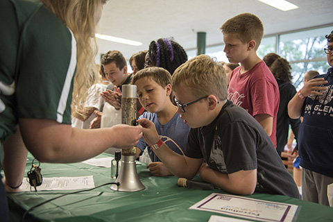 Students at the 2016 STEM Festival