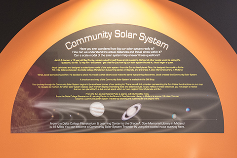 Community Solar System display