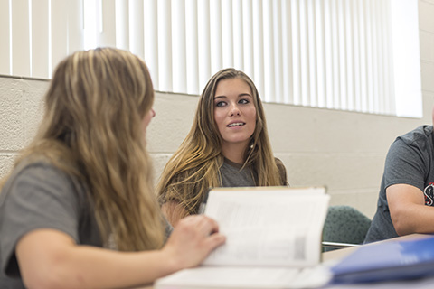 Big Thinker - ReAnna Hecht ReAnna in an Agriculture Technology class.