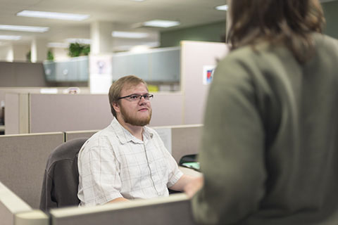 Student Worker in the Financial Aid office.