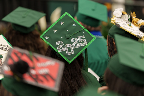 Graduates and their loved ones were in attendance, as well as honored guests.