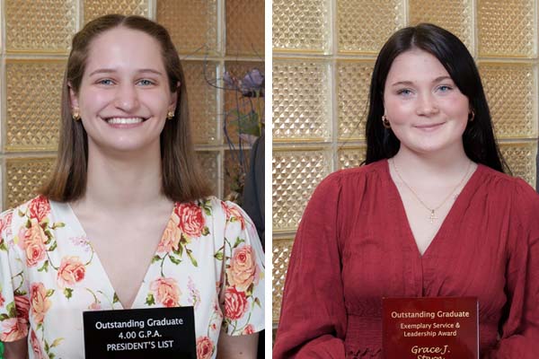 Peyton Baase and Gina Stern Peyton Baase and Grace Stern