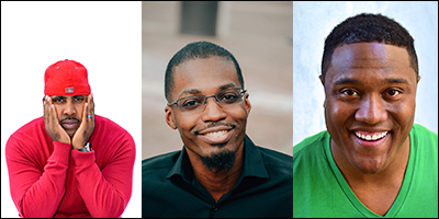 Photo of each podcast host Photo of each podcast host
