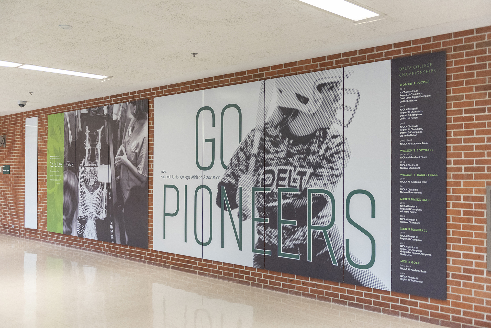 Health and athletics murals