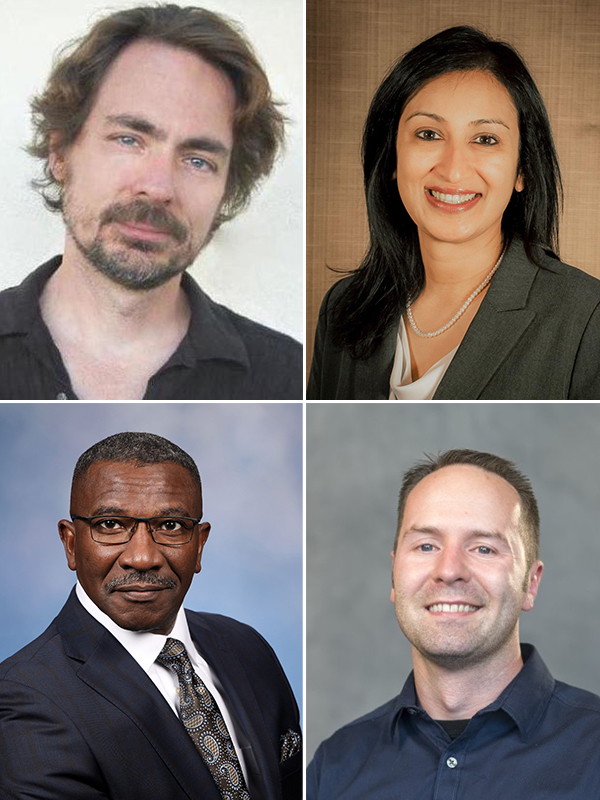 Political Forum Speakers Political Forum Speakers -- Randy Blazak, Sunita Doddamani, Amo O'Neal and Joshua George.