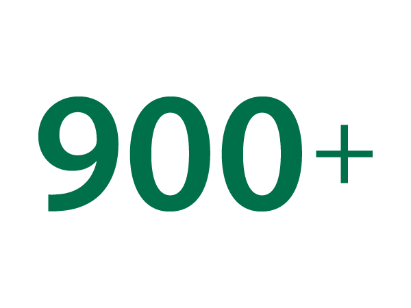 900+ 900+