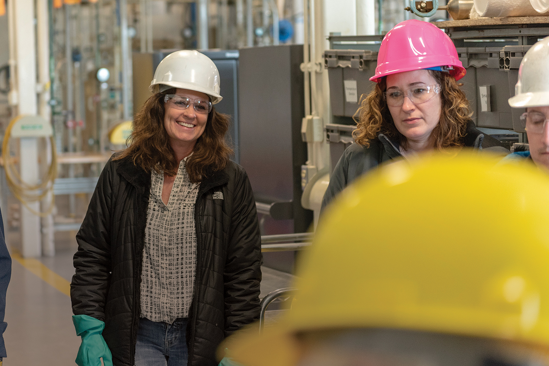 Dow employees touring Delta's trades labs