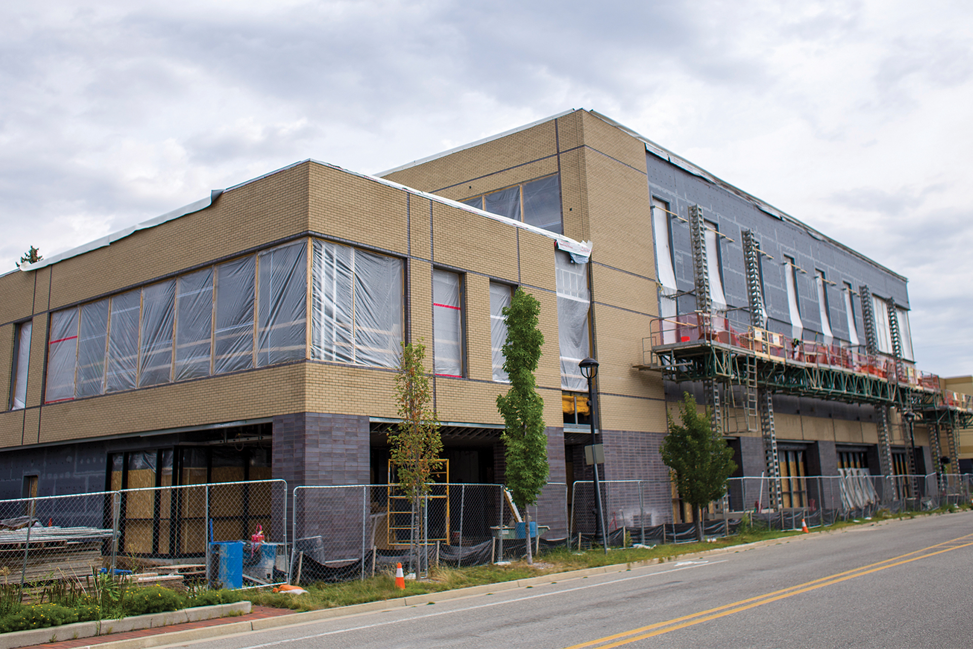 Downtown Midland Center under construction