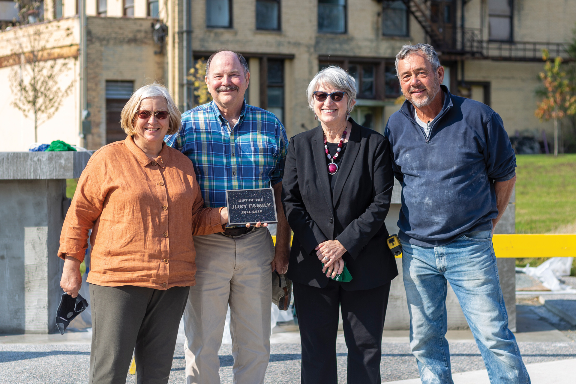 Sculpture dedication