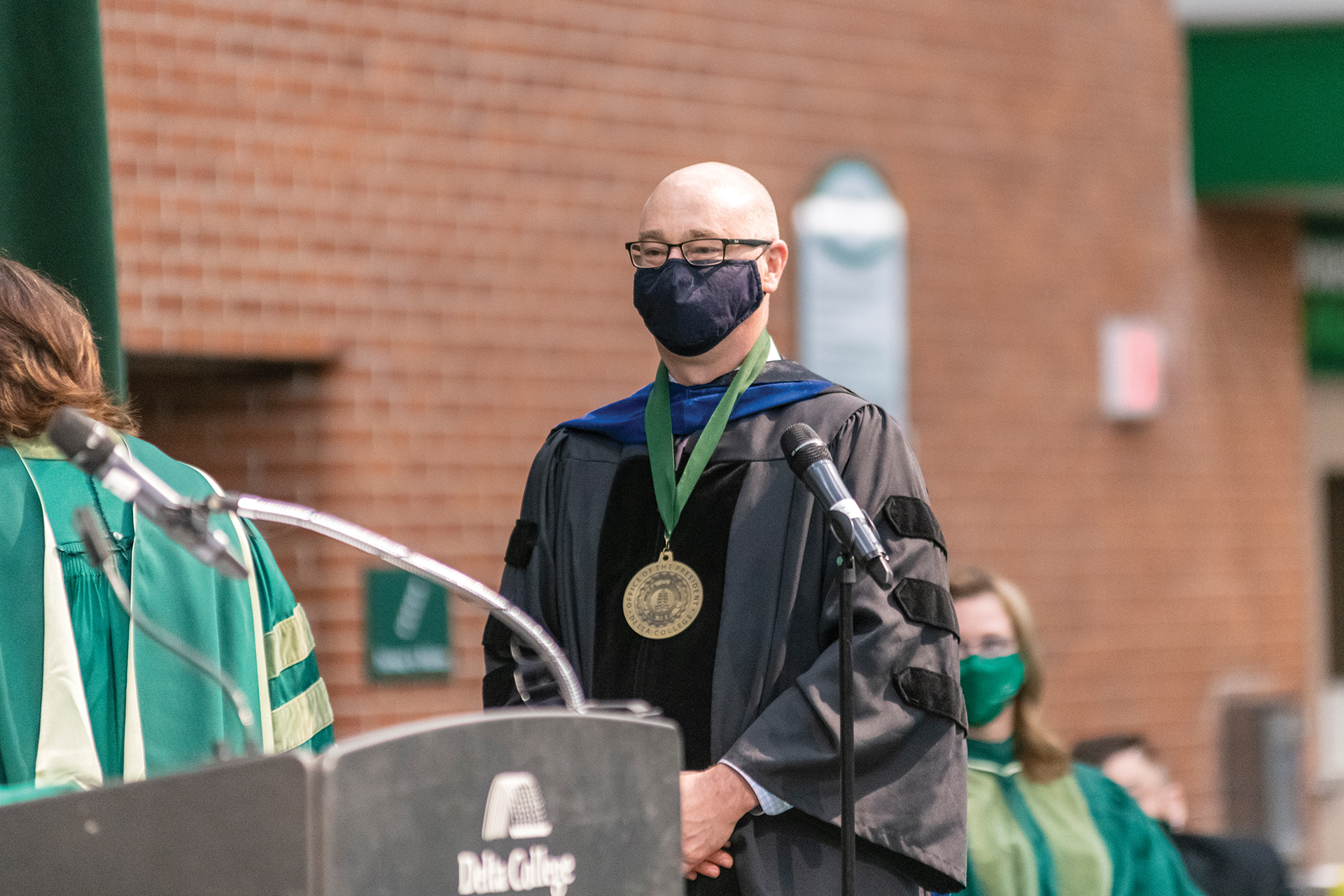 Dr. Gavin at the inauguration