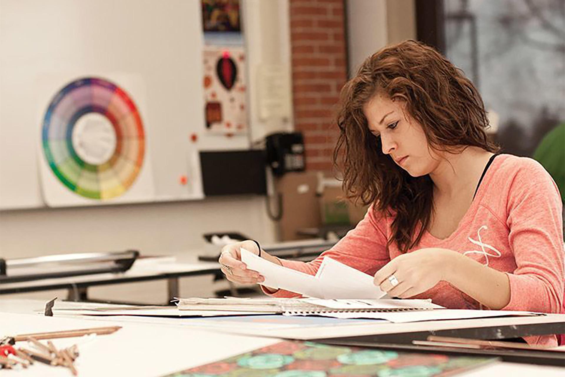 The Fine Arts Building is home to the art and design program.