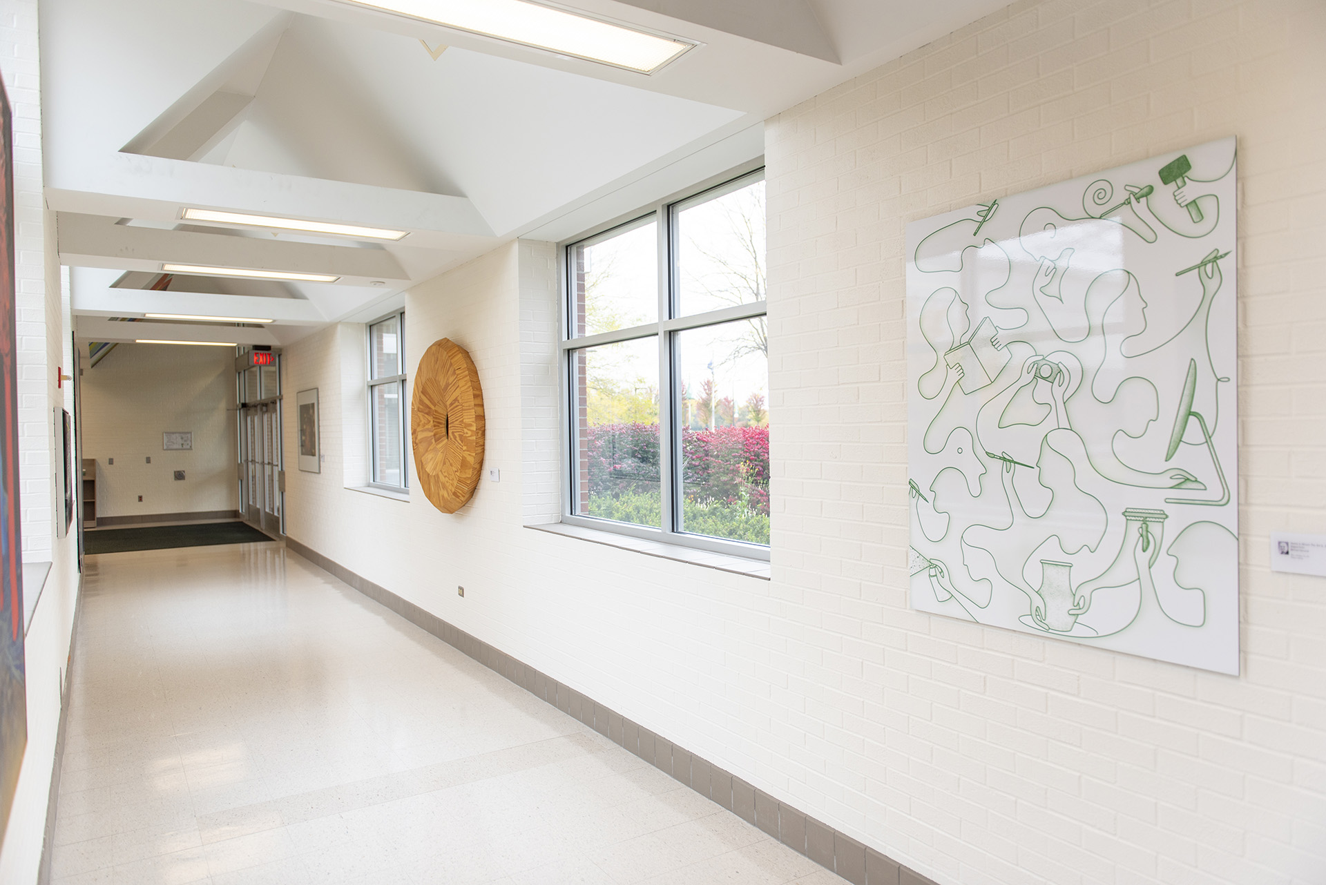 The Fine Arts Building features art work by students, faculty and community members.