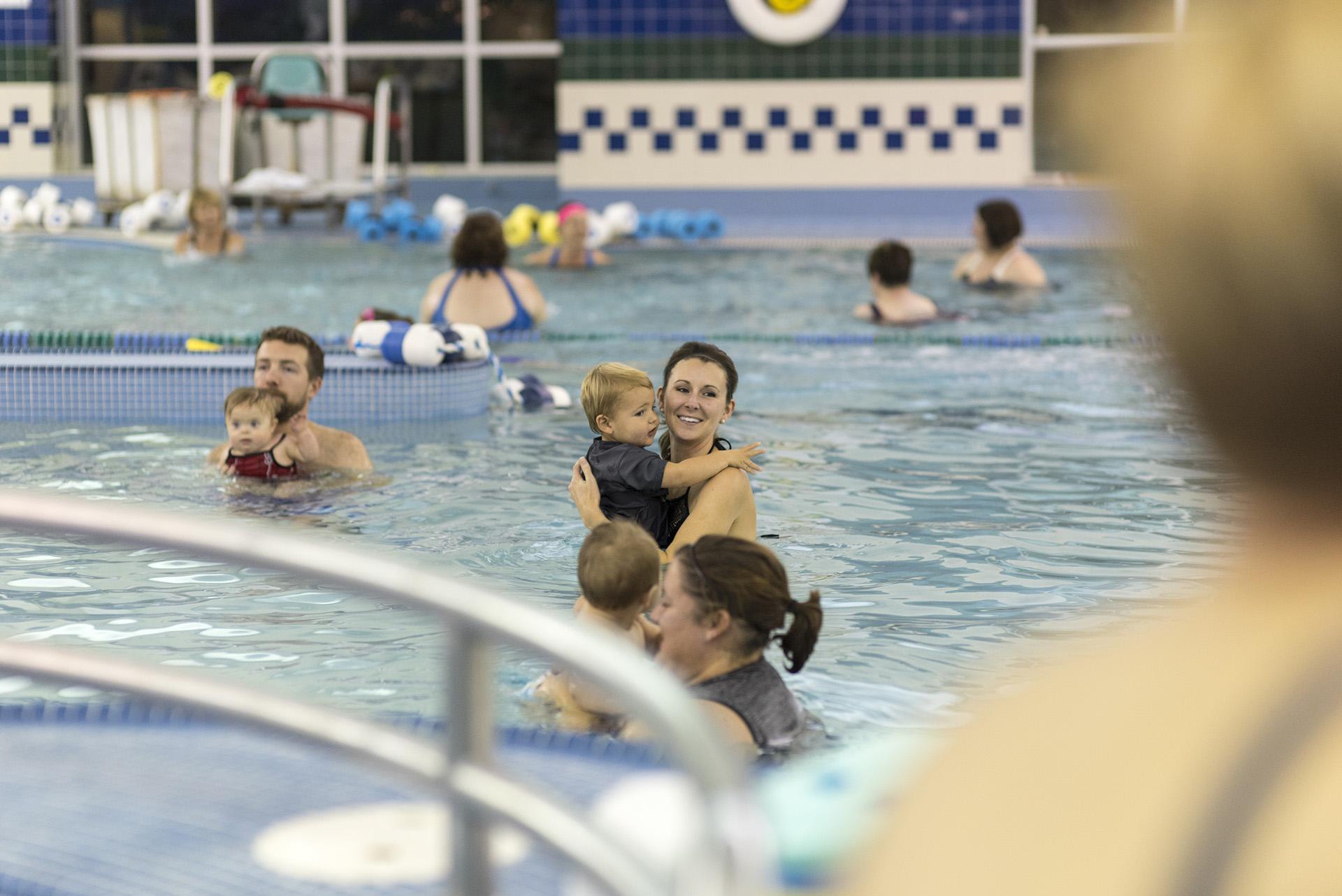 The pool is open to the public and offers a variety of classes.