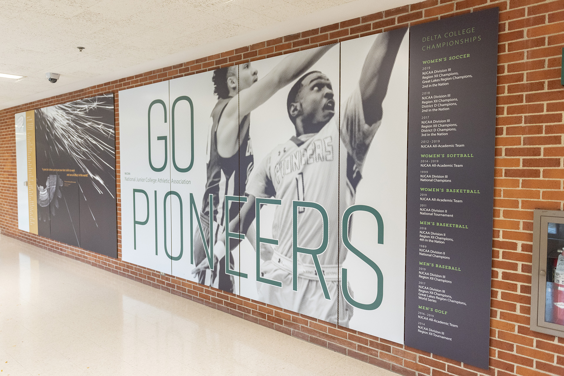 The Pioneer Gymnasium hosts many events, including commencement and sports events.