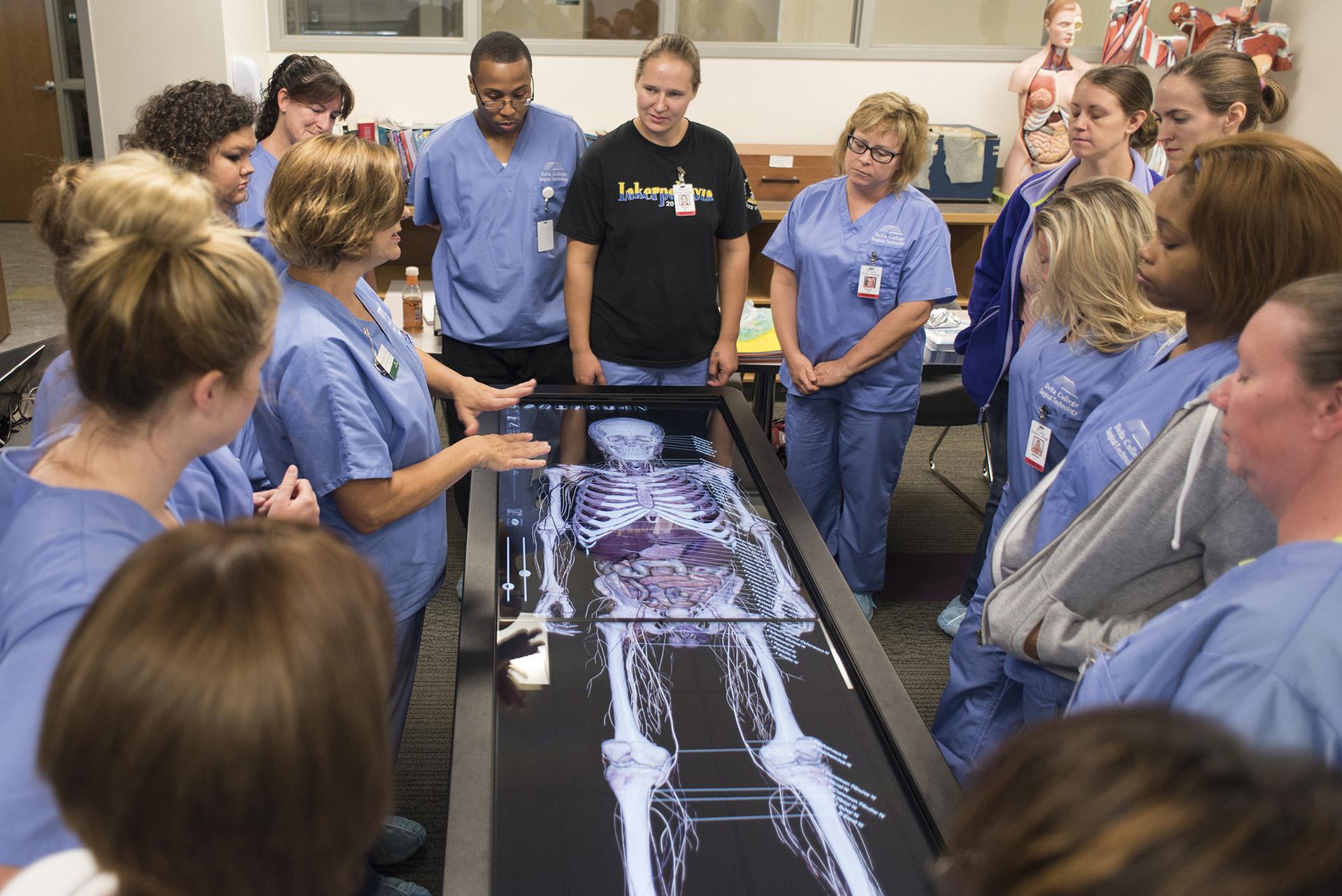 At Delta, you'll find an engaging environment with the latest technology, like the Anatomage table.