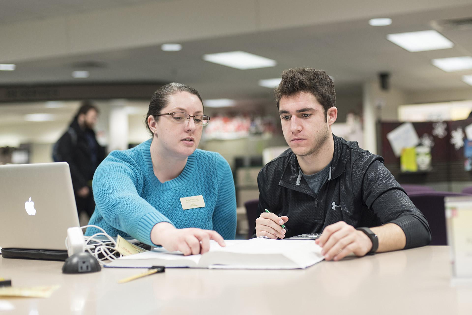 The Tutoring Center provides free, one-on-one support.