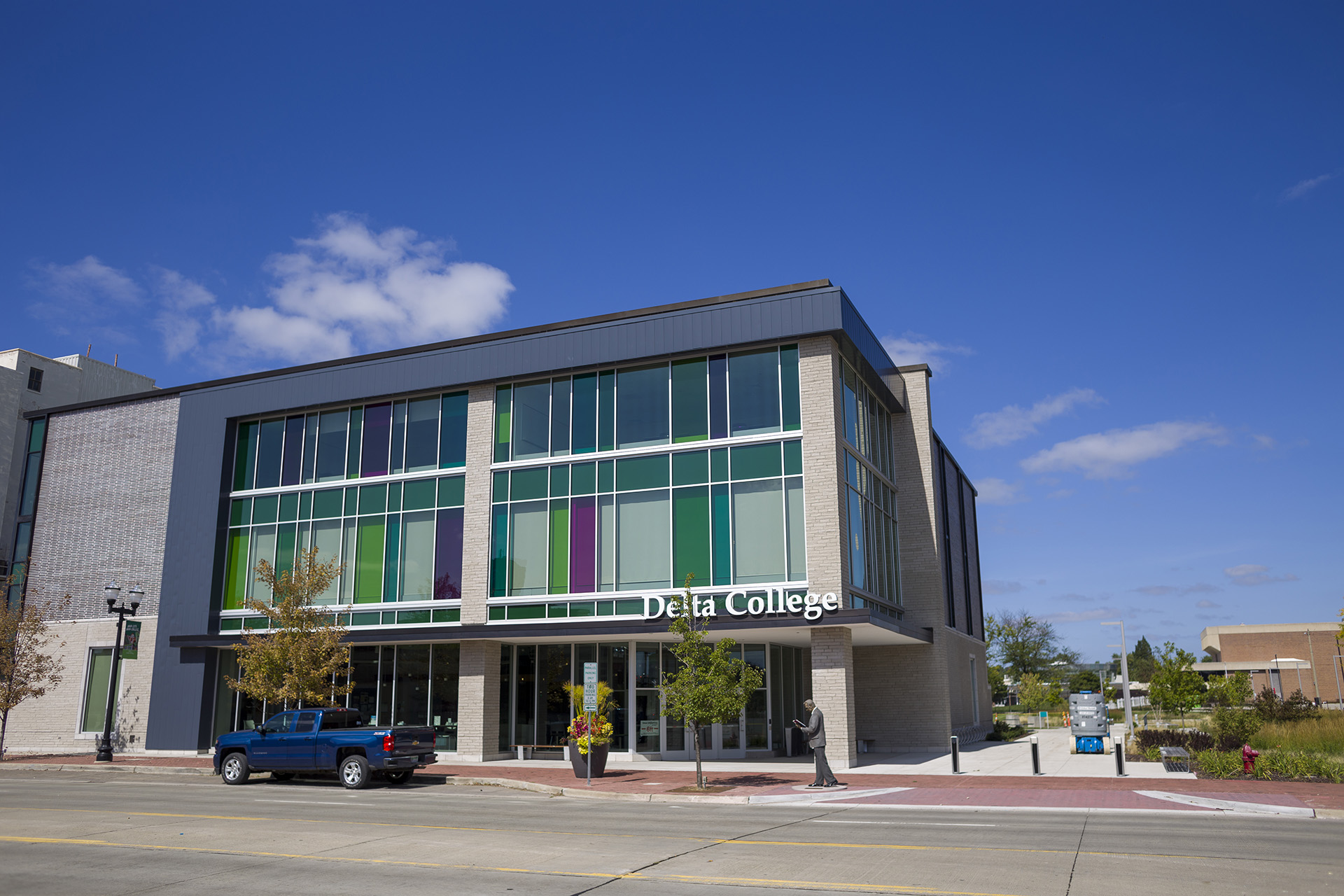 The Downtown Saginaw Center opened for classes in 2019.