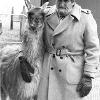 Don Carlyon with llama