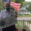 2020 Don Carlyon with Cruise-In Commencement sign