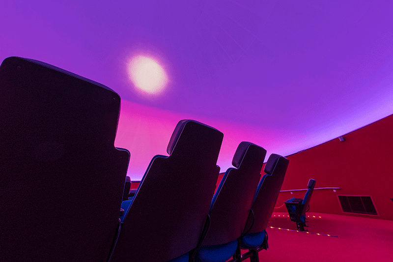 Inside the Planetarium theater