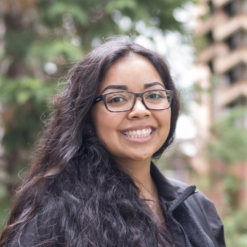 Smiling student