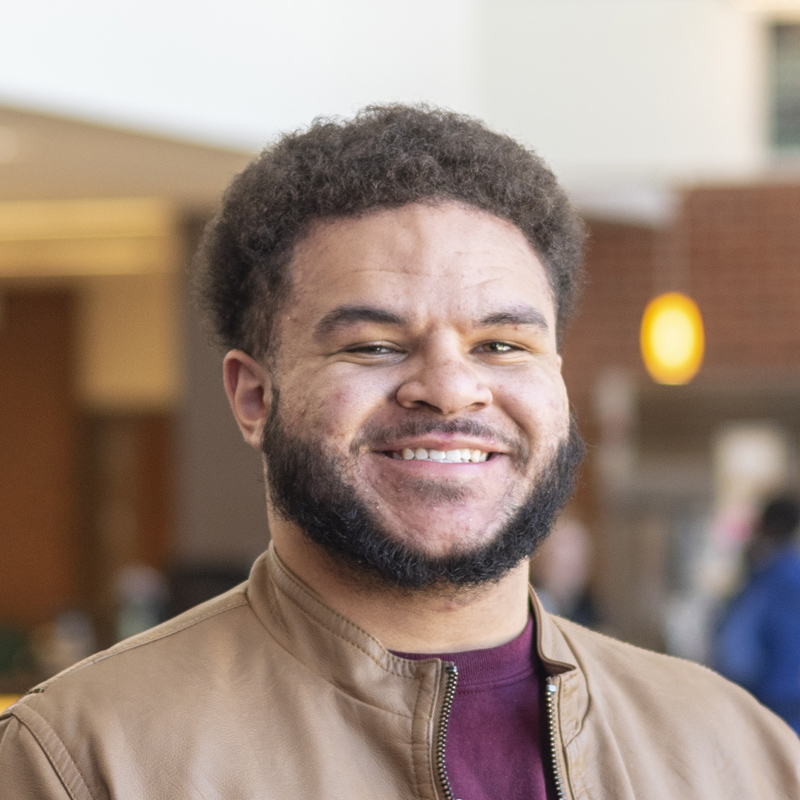 Smiling student