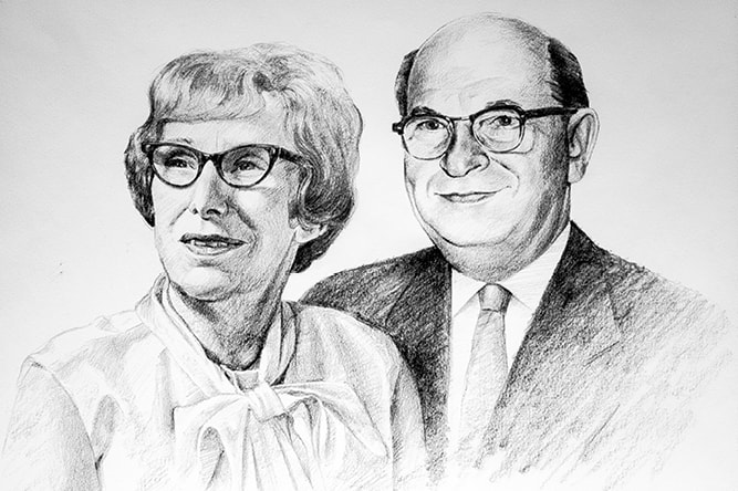 Leonard & Esther Bergstein