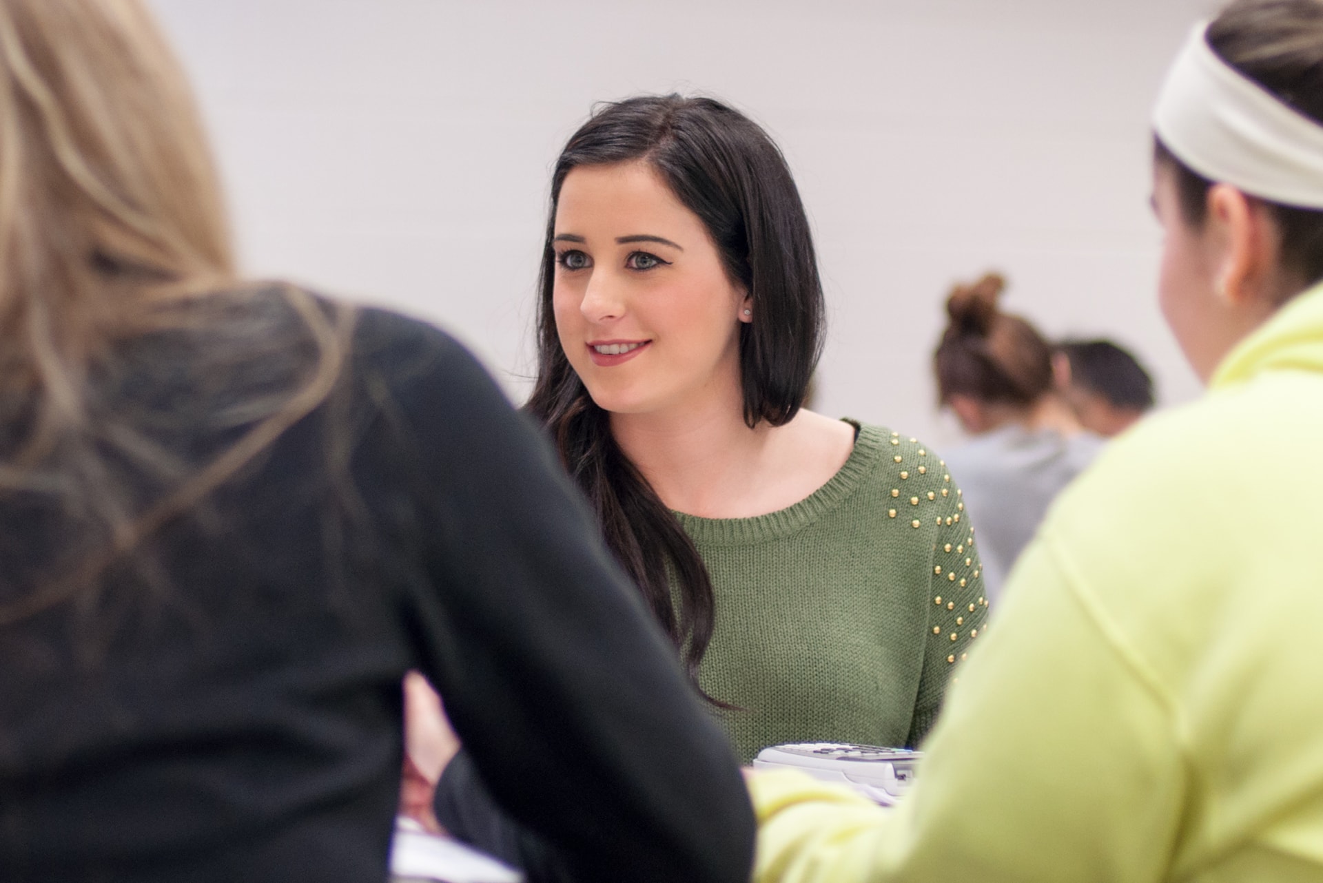 Students in class