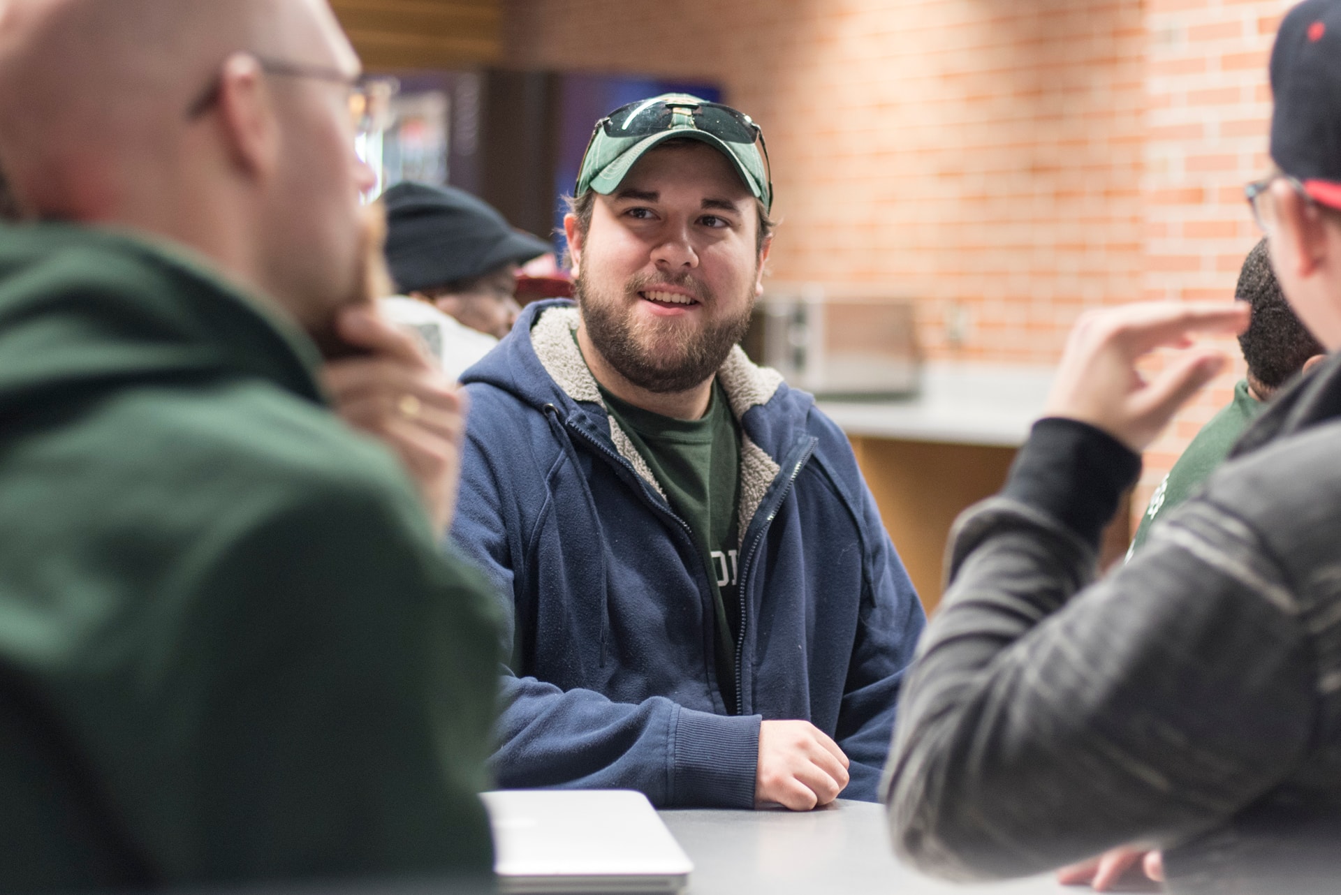 Men of Delta mentoring group meeting