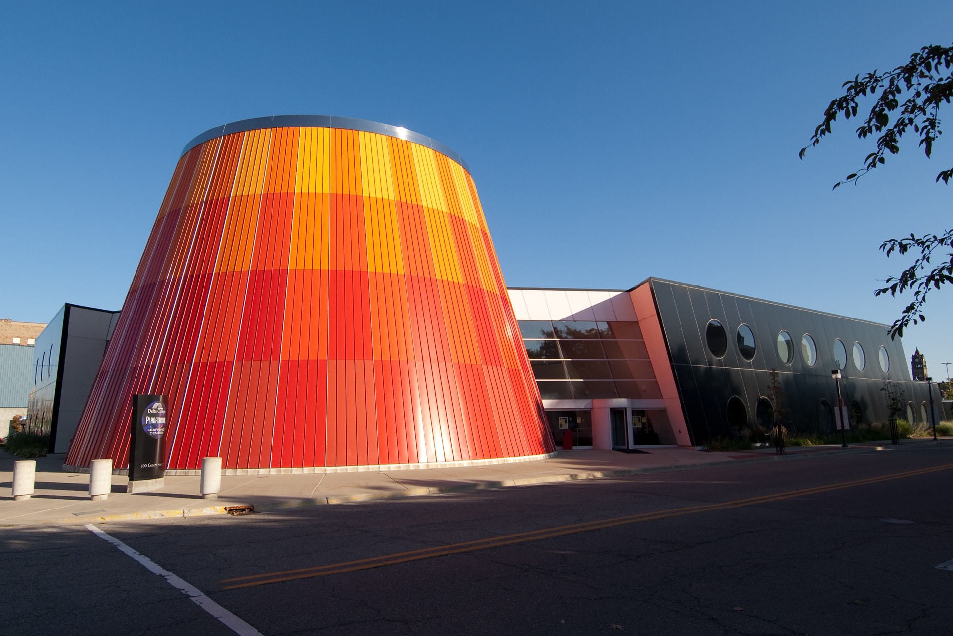 Exterior of the Delta College Planetarium