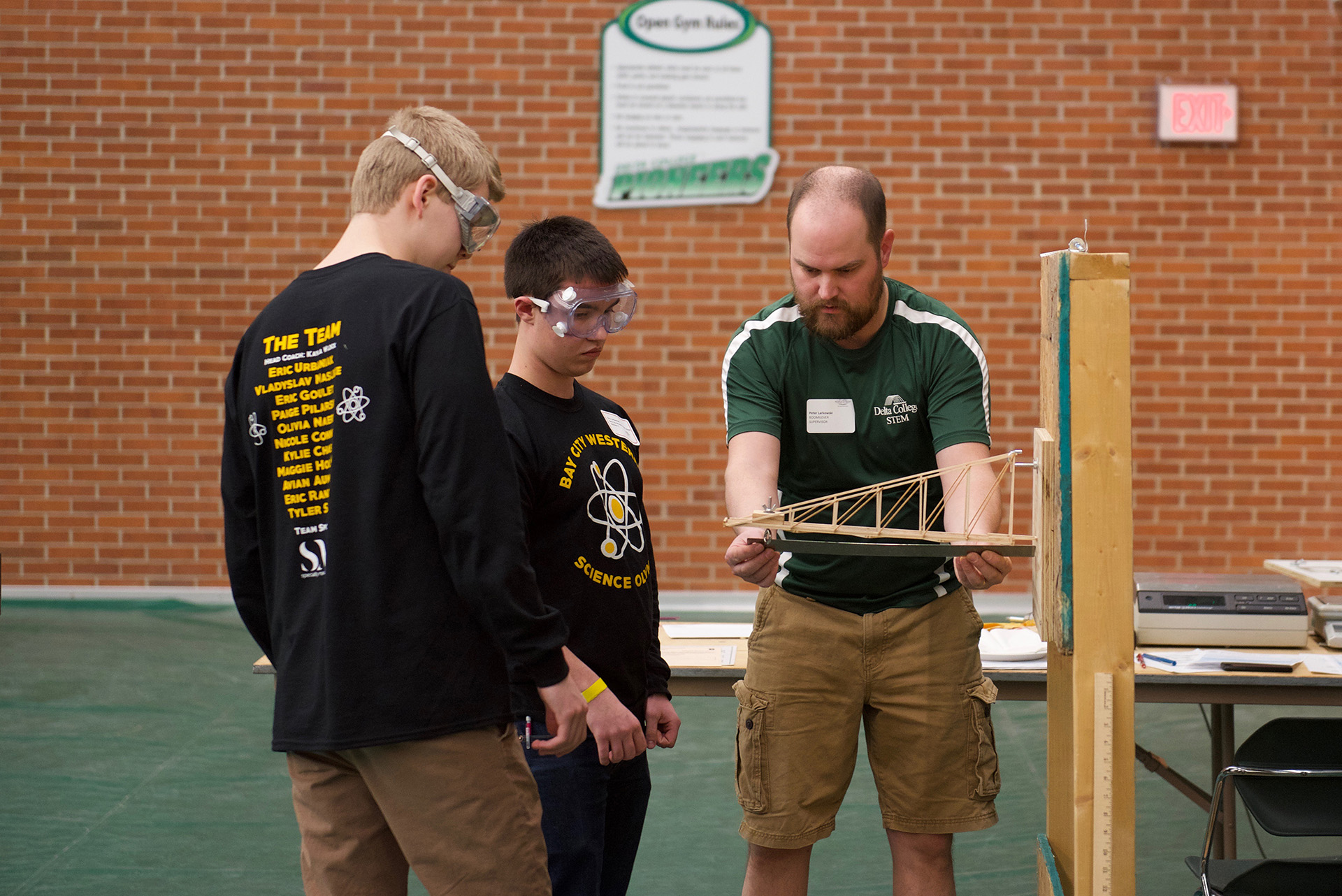 Students at Science Olympiad