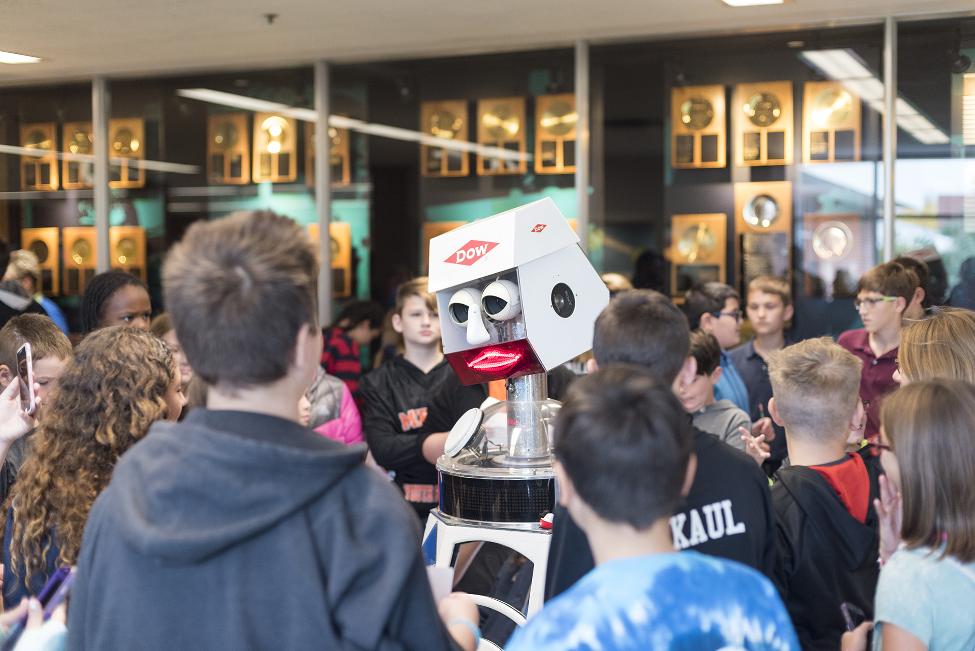 Middle school students at STEM Fest