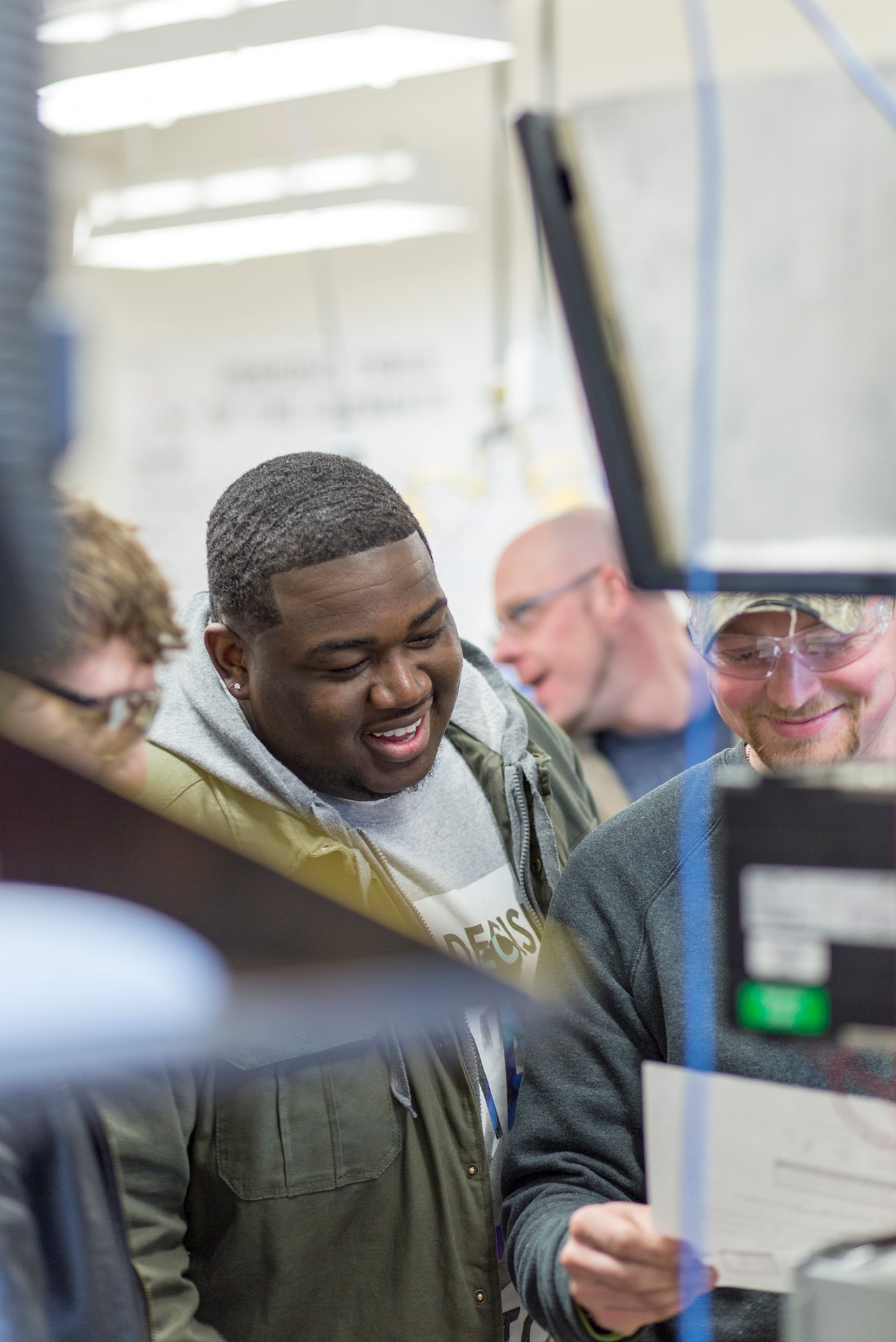 Students in Electrical Class